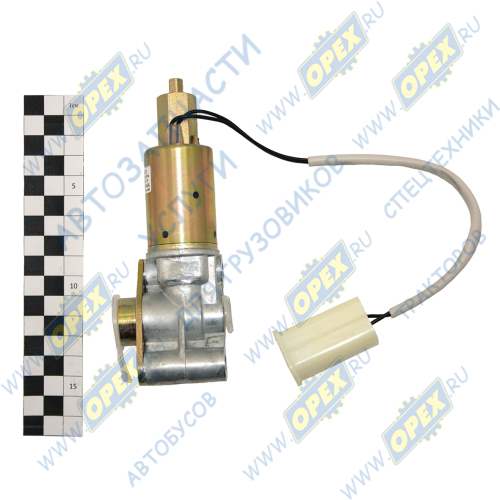 КЭМ32-23 Клапан электромагнитный 24В, (ручной дублер) фишка 2 плос. клеммы, выкл. гидромуфты Объединение Родина1